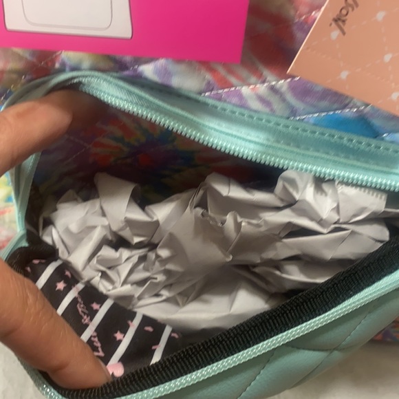 Betsey Johnson tie tye dye die teal backpack back pack rainbow Luv Womans bag main image 13